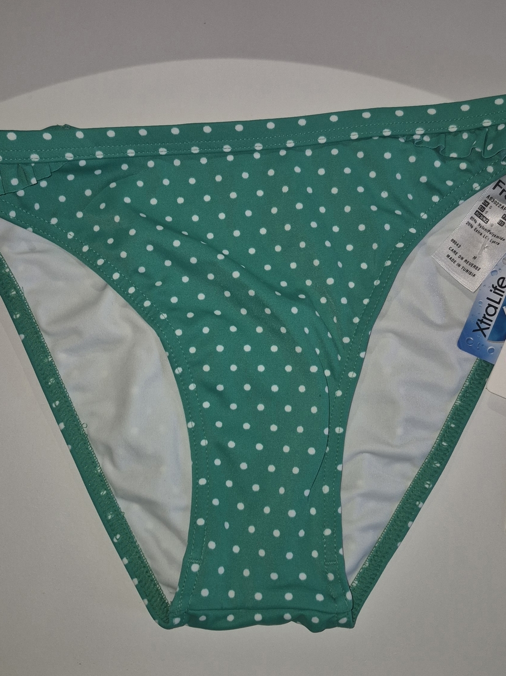 Freya Polka Dot Green Bikini Bottoms